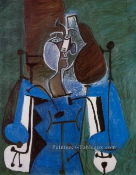 Cubisme œuvres - Femme assise 2 1939 Cubisme